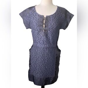 Sea New York Silk Blend Lace
Front Dress Black Size 0